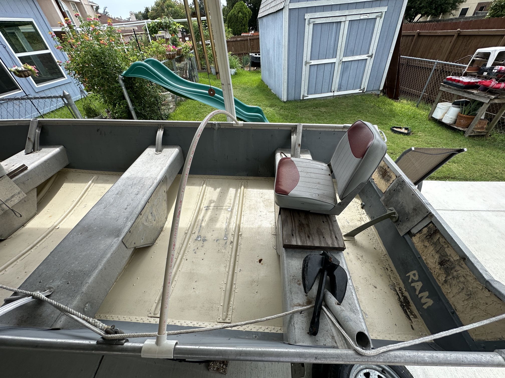 14 Ft. Aluminum, Boat And Motor for Sale in Mesquite, TX OfferUp