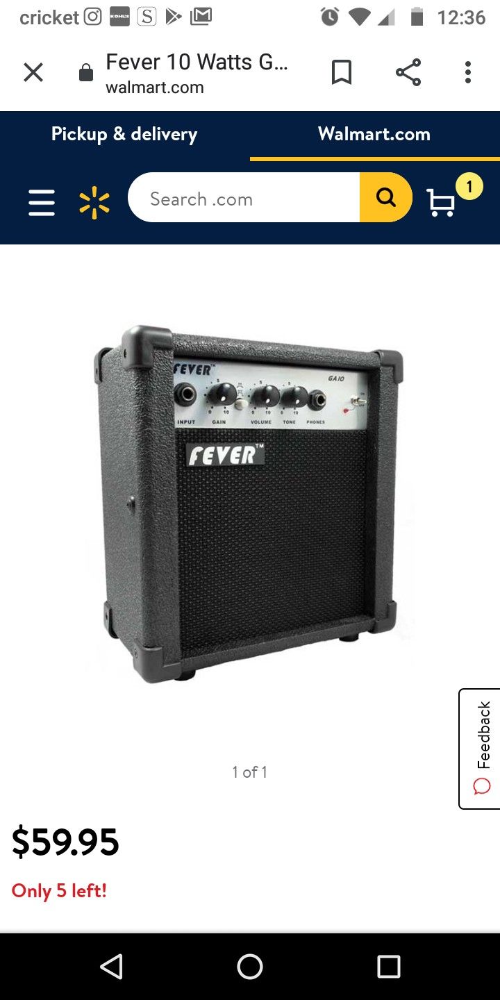 Fever GA10 amplifier