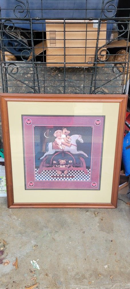 Nice Framed Children's Themed Print