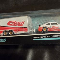 Maisto Design  1:64  Tow&Go  1993 Ford SRV Cobra , Car Trailer
