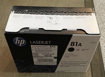 Unused HP 81A Laserjet Ink Cartridge