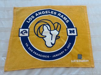 LA Rams rally towel vs 49ers