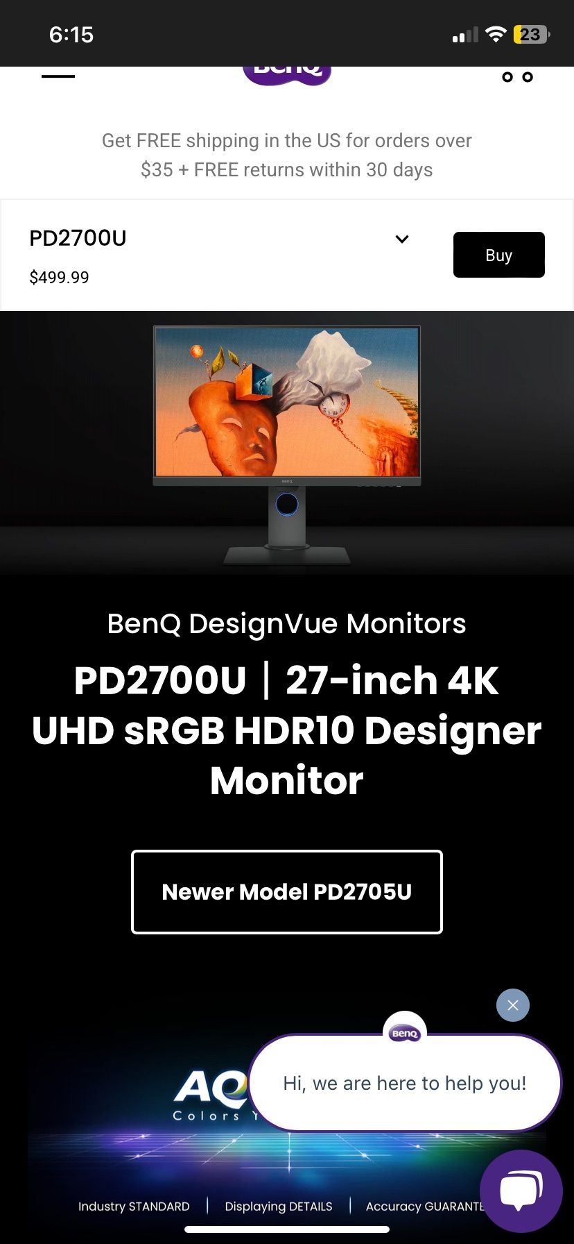 4K Ben Q Monitor