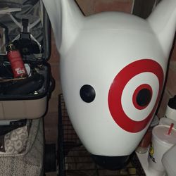 Rare Target  Mascot Bullseye Dog Statue 