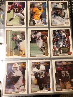 Shaun Alexander, Plaxico Burris, Corey Simon rookie cards