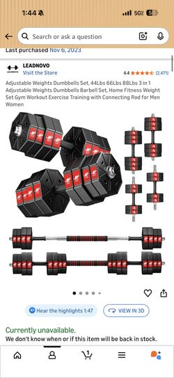 Adjustable Weights Set
