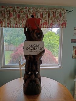 Angry Orchard Hard Cider display, mancave beer