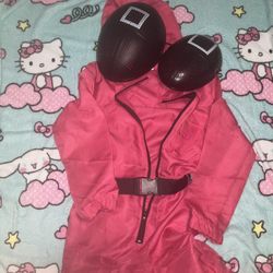 Pink Guard Squid Game Suits