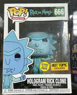 Hologram Rick Clone Funko Pop