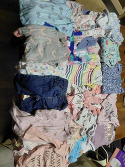 Lot of 37 0-3month - girl