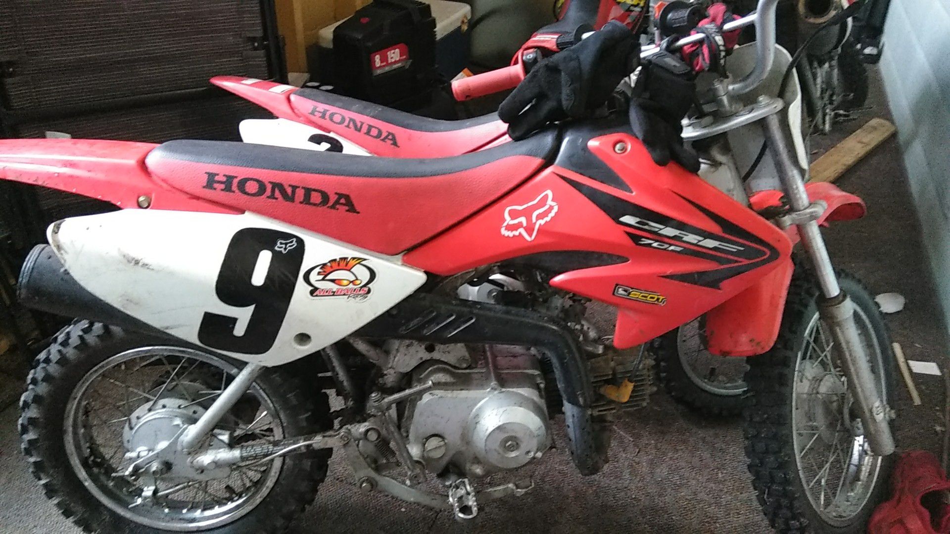 Honda 70crf dirt bike