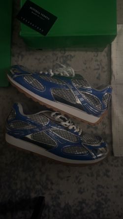 Bottega Veneta Sneakers Blue/White/Silver