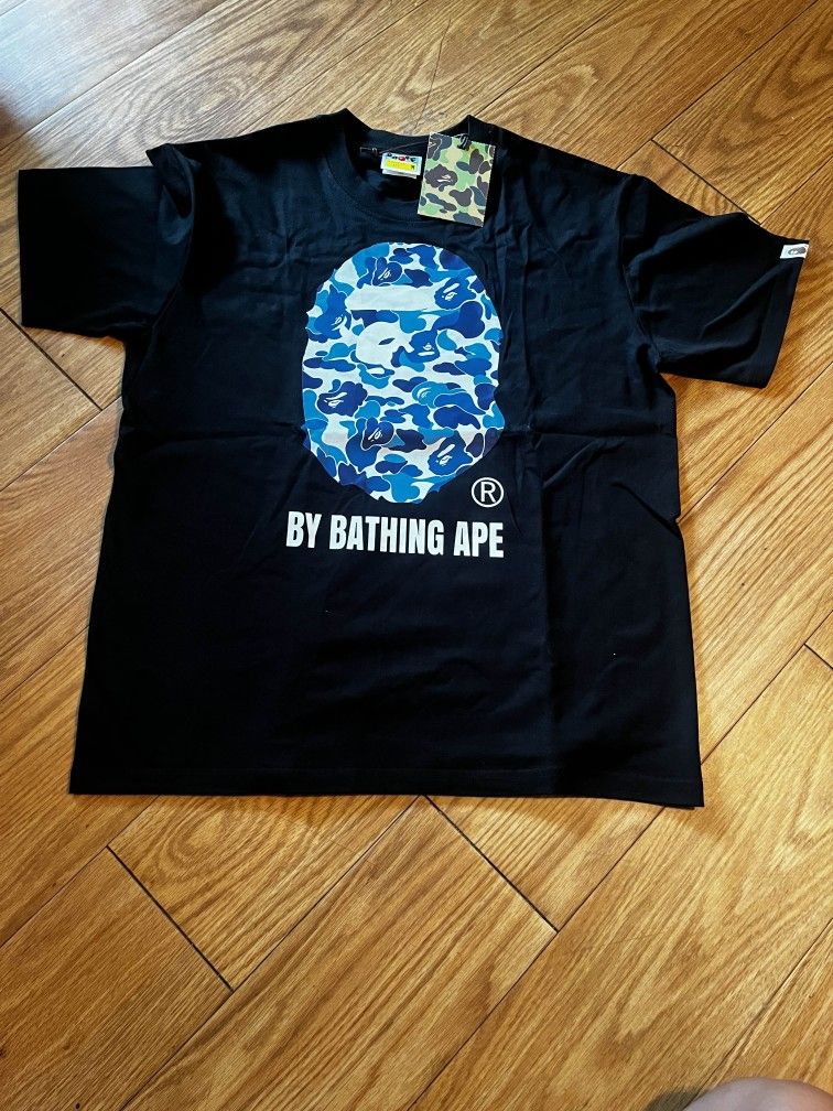 Blue And Black Bape Shirt Medium