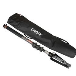 Cayer CF34DV Carbon Fiber Camera Monopod Leg up to 72” Photo Video Adjustable