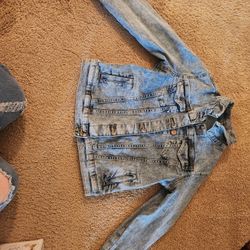 Girls Jean Jacket-size 7/8