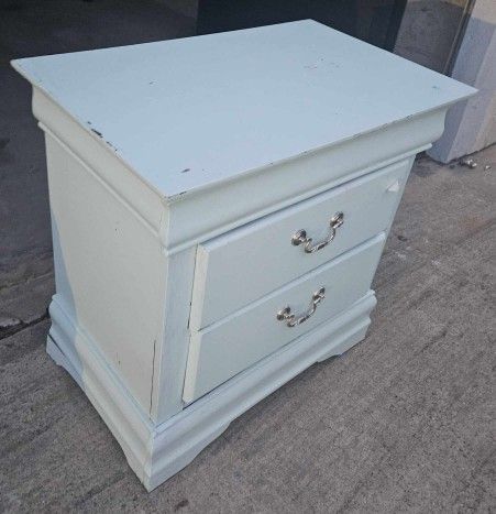 Solid Wood CANOPY BED AND NIGHTSTAND