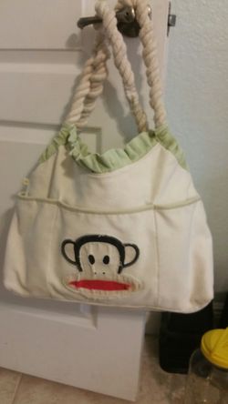 Organic cotton diaper bag