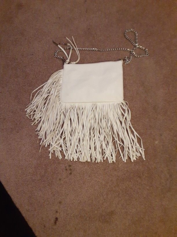 Nwots Women's Size 11x8 Fringed Purse 