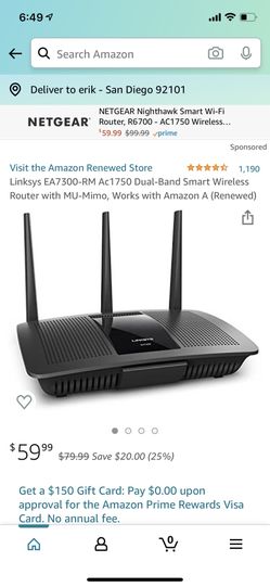 Linksys EA7300 Dual-Band Smart Wireless Router