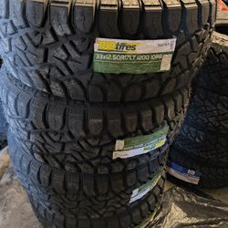 33/12.50/17 TBB Rugged Terrain Tires 