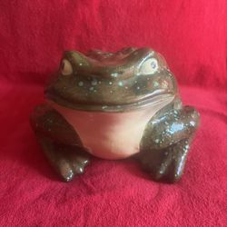 Vintage Arnels Large Ceramic Glazed Frog Toad Sculpture