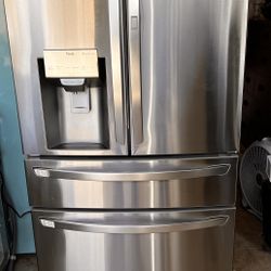 LG 4 Door Stainless Steel Refrigerator