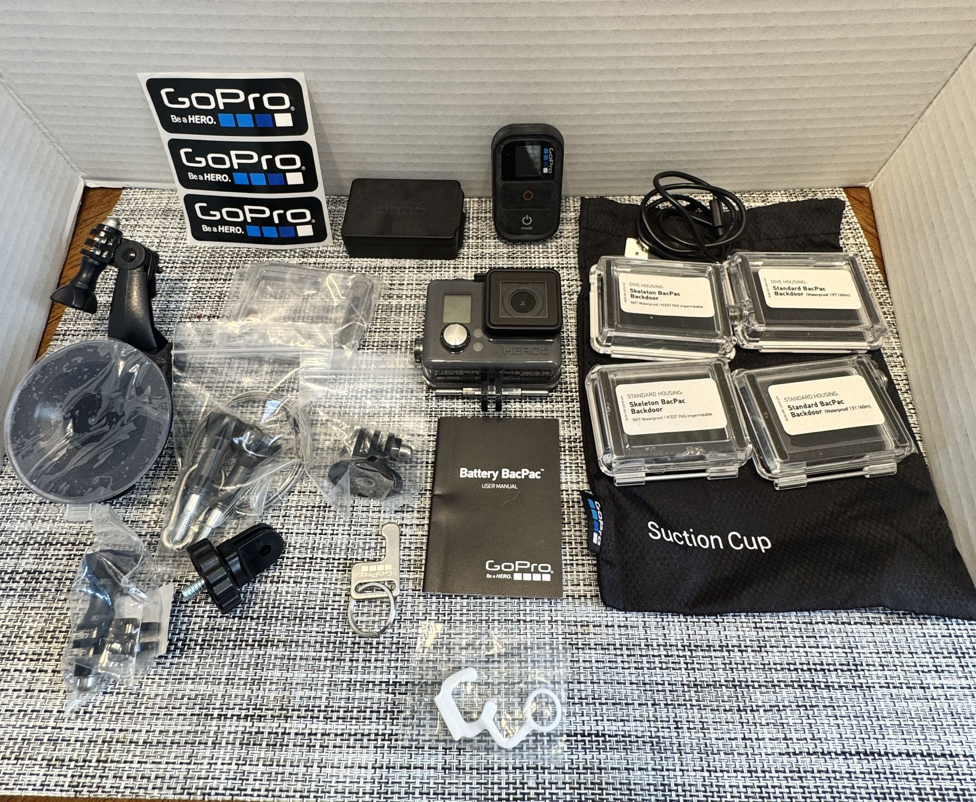 🎥 GoPro HERO+ Action Camera Bundle – Loaded with Accessories! 🔥