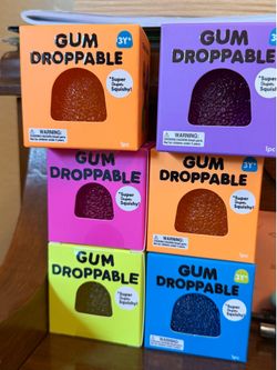 Gum droppable