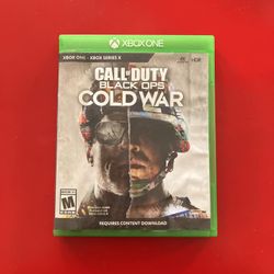 Xbox One.  Cold War 
