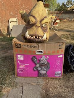 Halloween giant sized troll 8 foot  $85