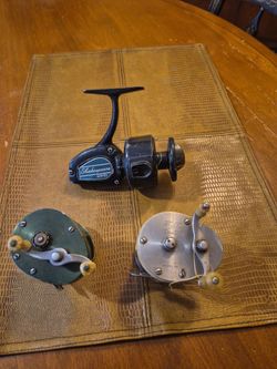 3 vintage Shakespeare spinning reels