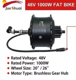 E-Bike Electric Motor Wheel Hub