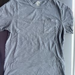 J Crew Garment Dyed Pocket Tee