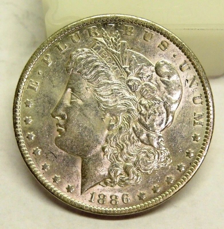 VERY RARE KEY DATE BU 1886-O MORGAN SILVER DOLLAR