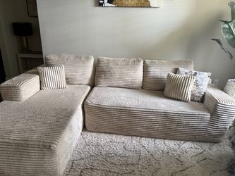 Beige couch