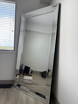 Extra large floor mirror