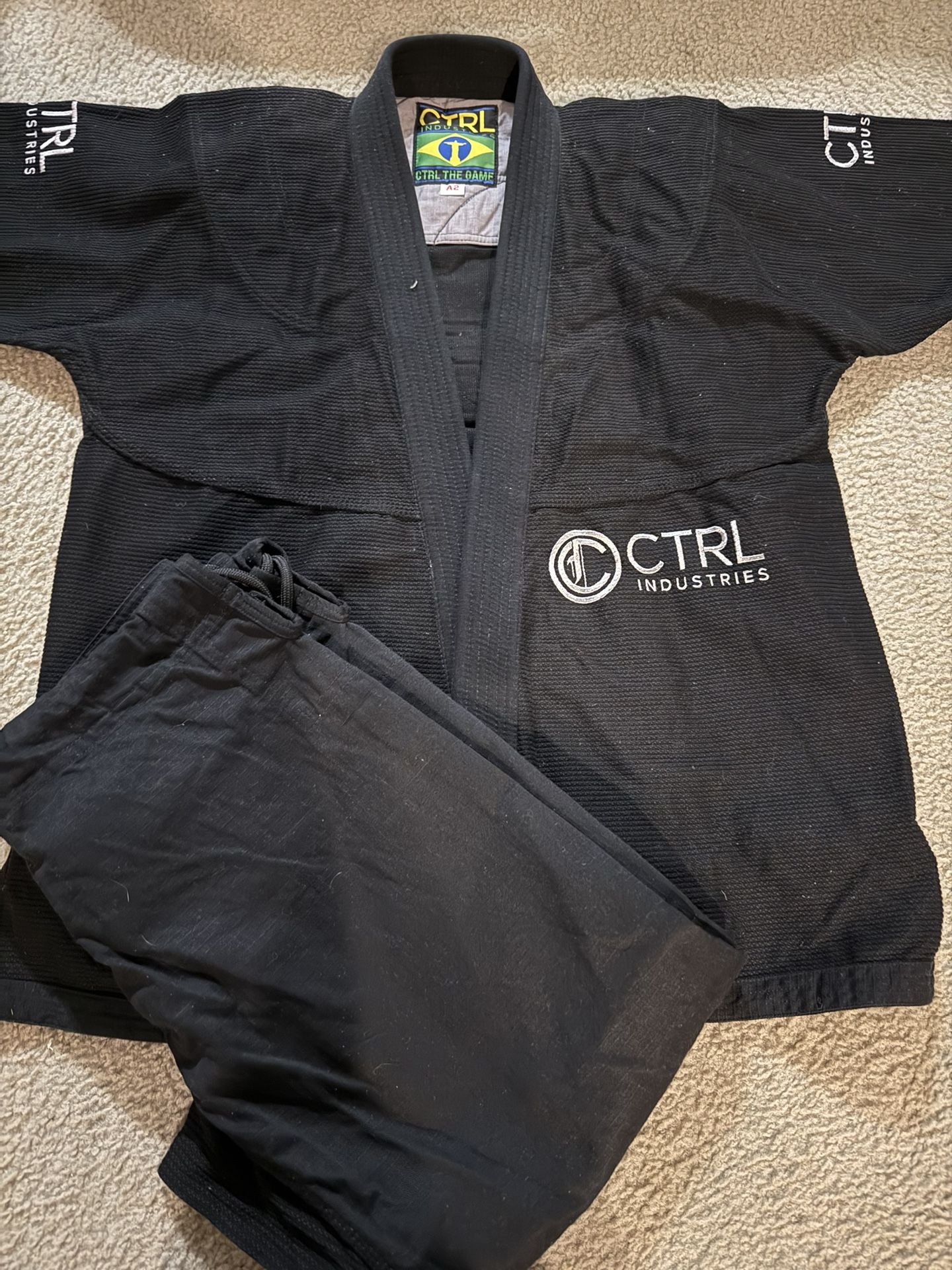 Control Industries CTRL BJJ JIU-JITSU GI SIZE A2
