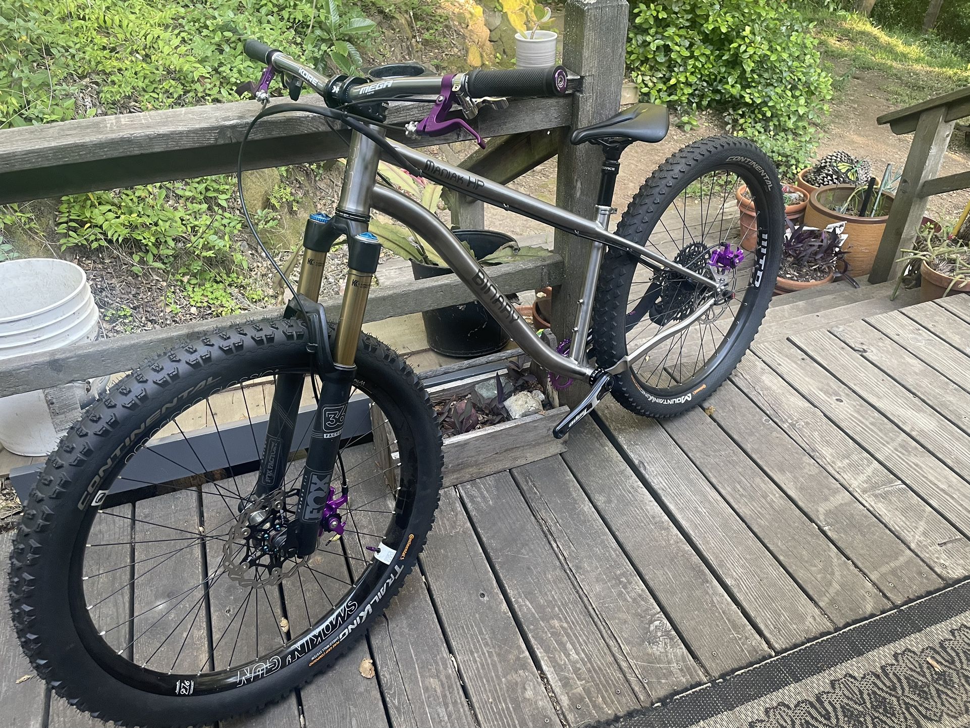 Binary Maniak Titanium Frame Or Fully Built Bike. Size Med
