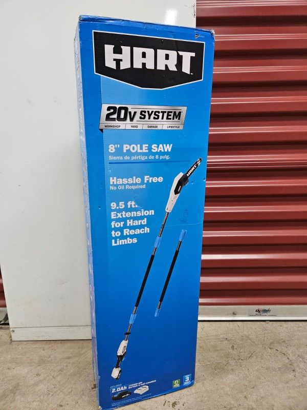 HART 20-Volt Cordless 8-Inch Pole Saw Kit Battery Included
