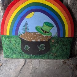 St Patrick's Day Yard Decor