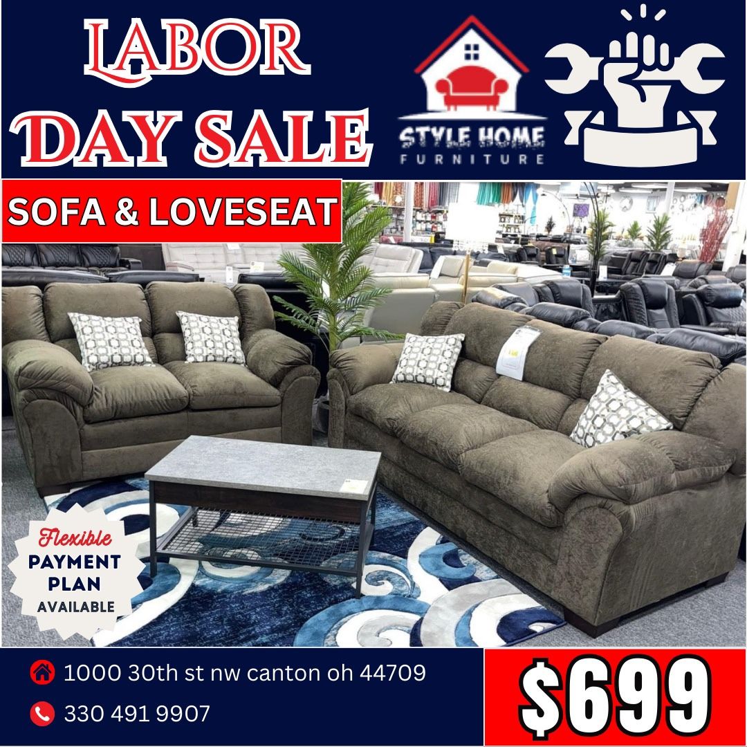 Sofa And Love Seat $699