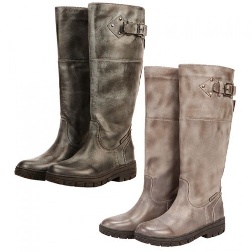 New Dublin Ladies Edge Boots size 9.5 grey leather Destress 