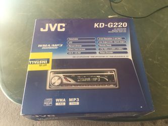 BRAND NEW JVC KD-G220 CD RECEIVER