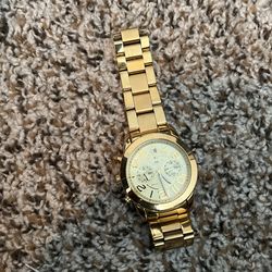 Gold Micheal Kors Watch 