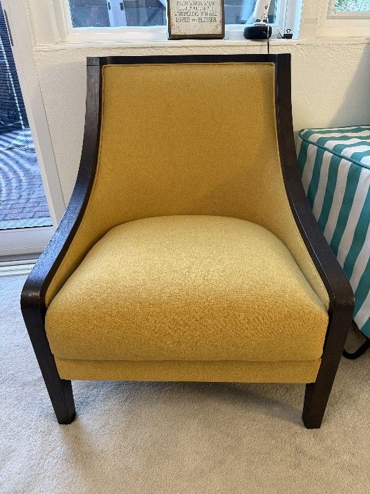 Gold Club Chair