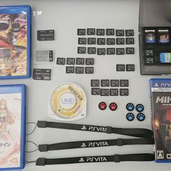 Psvita Bundle Memory Cards / Games / Accessories 
