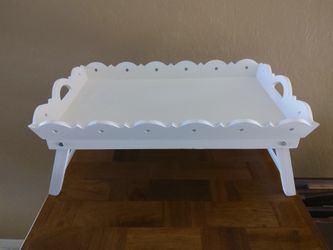 Wooden Folding Bed Tray Table