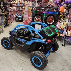 Canam 2 24v Battery Remote Control Leather Seats Soft Tires Screen For Videos 4x4 