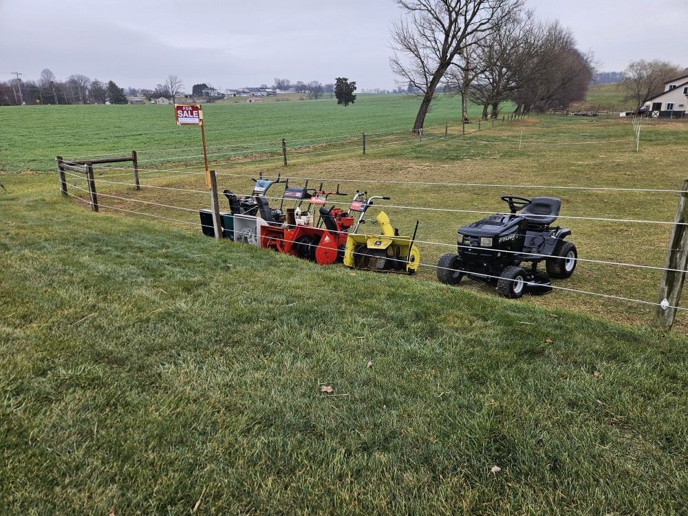 Garden Tractor And Snow Blowers