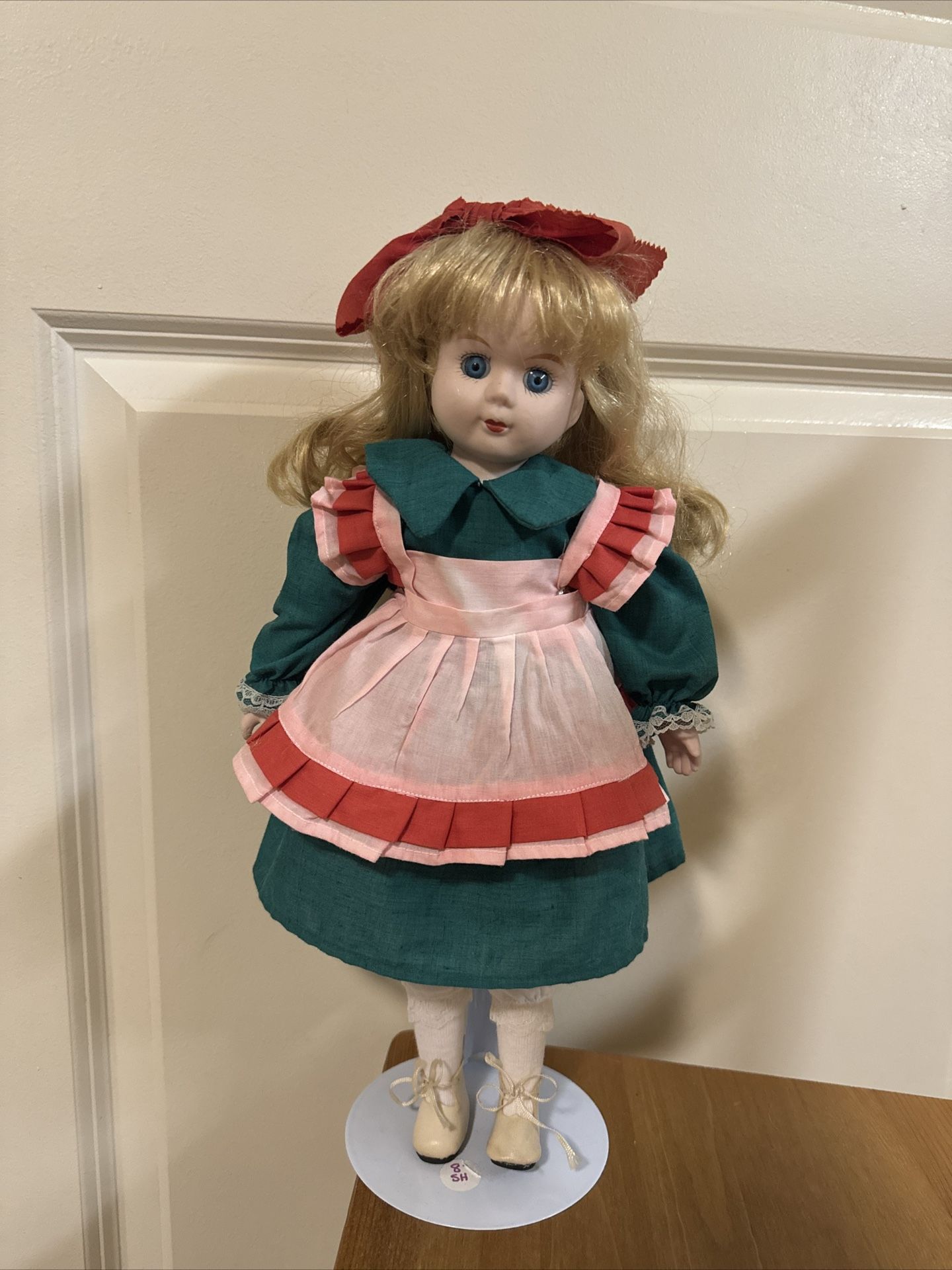 Vintage Porcelain Doll 16’’